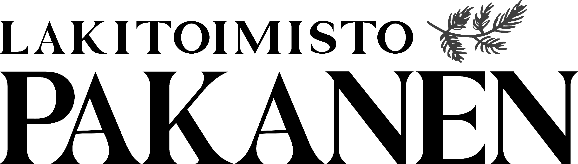 Lakitoimisto Pakanen logo