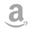 Amazon logo in black and orange.